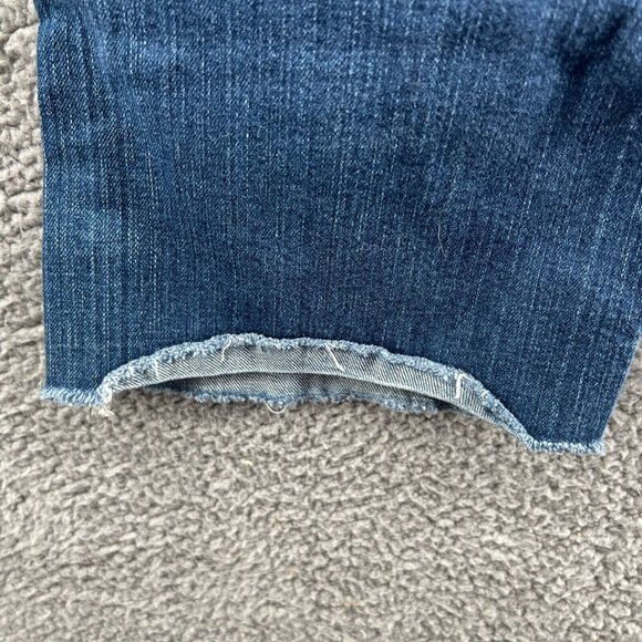 Silver Suki Jeans Womens 32 Raw Hem Blue Stretch Denim * - Picture 4 of 11